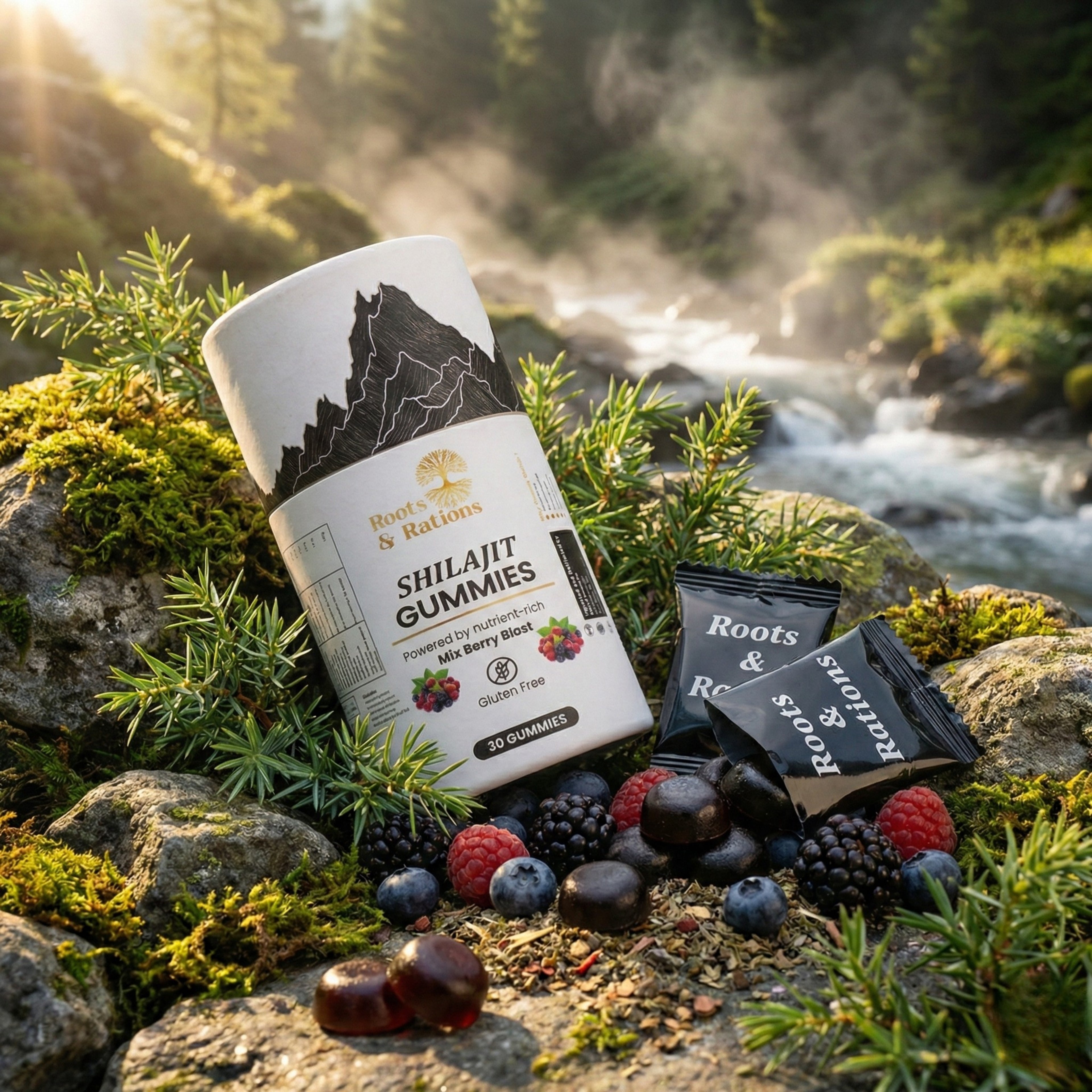 Shilajit Gummies | 75% Fulvic Acid | Botanical Blend