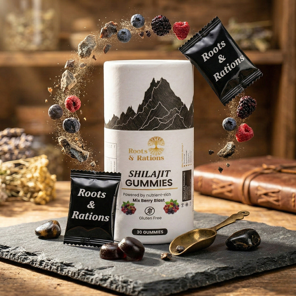 Shilajit Gummies | 75% Fulvic Acid | Botanical Blend