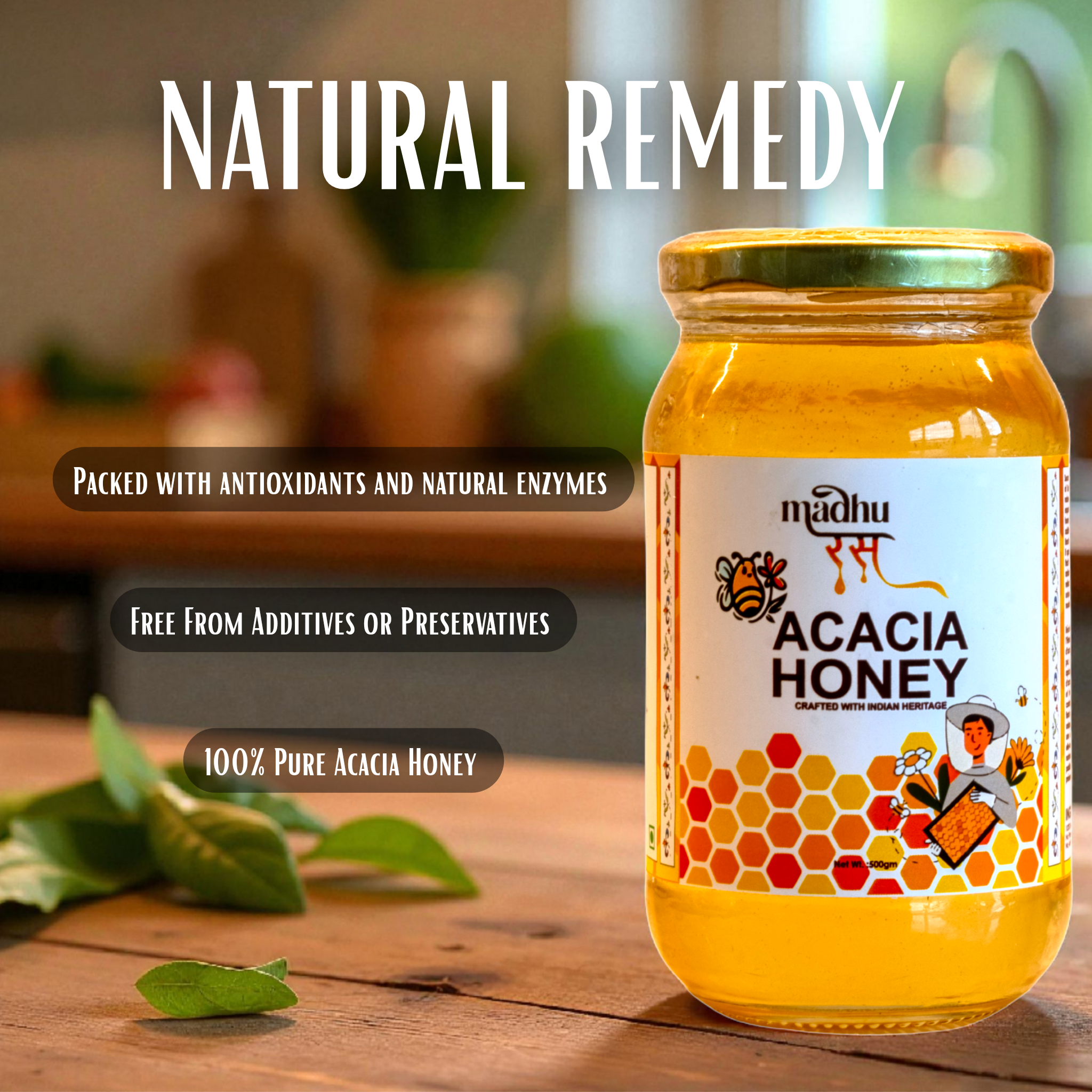 MadhuRas Acacia Honey