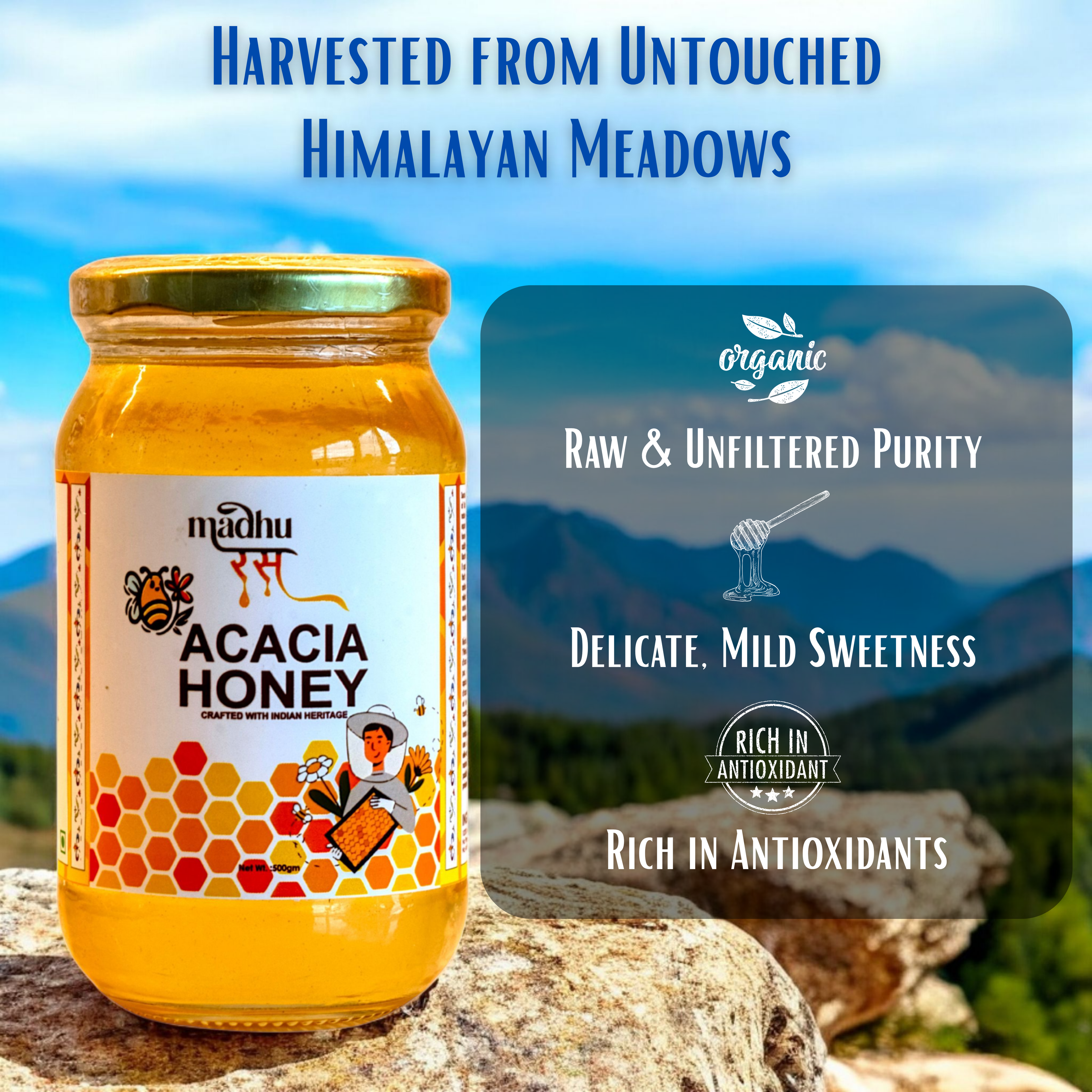 MadhuRas Acacia Honey