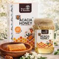Roots & Rations Acacia Honey Raw & Unprocessed | Light & Naturally Smooth